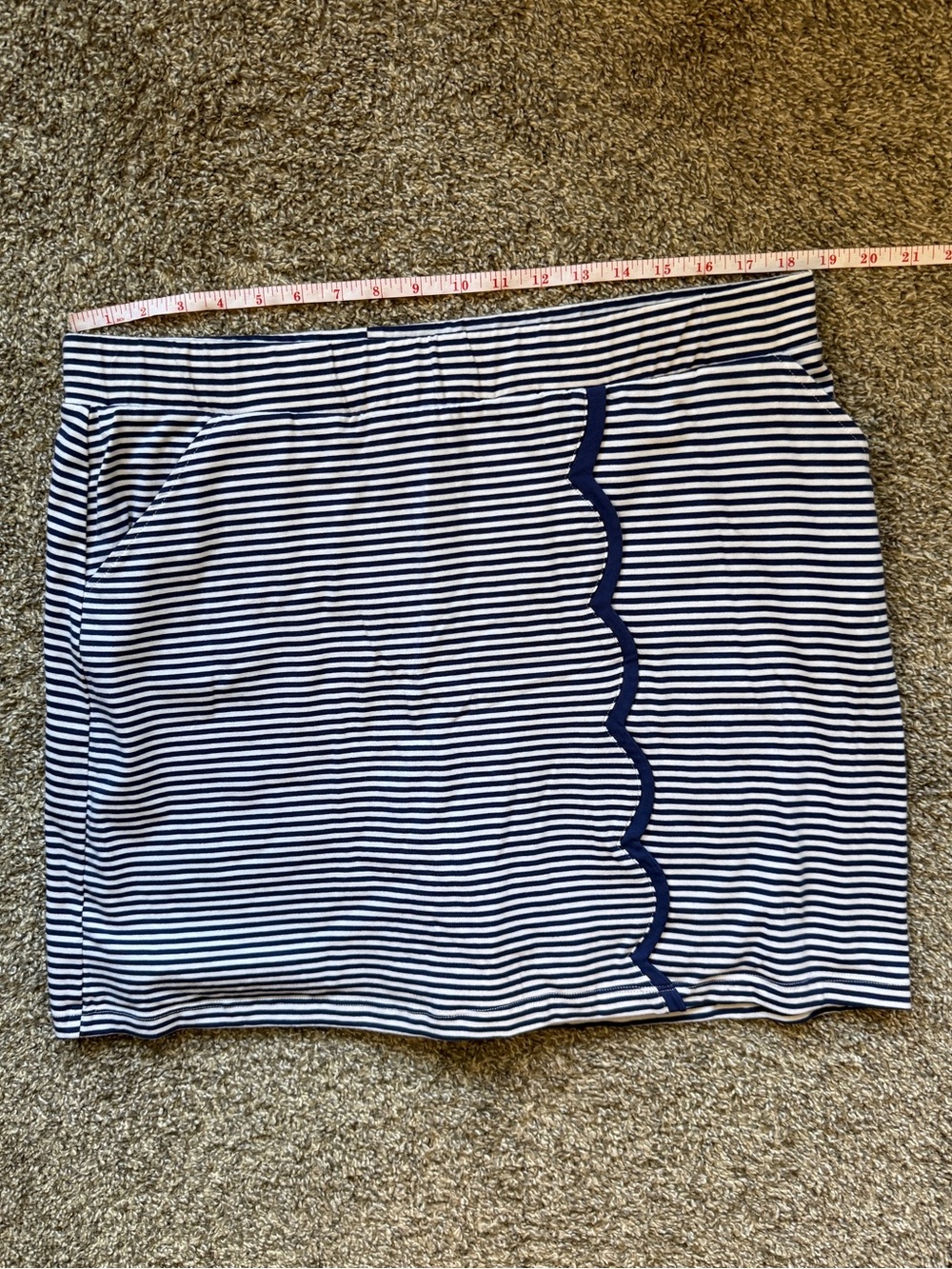 Ana Clare Striped Skort